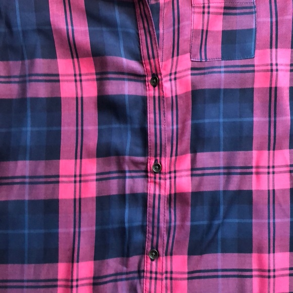 Tinsey Cold-Shoulder Plaid Shirt, Big Girls - Picture 6 of 8